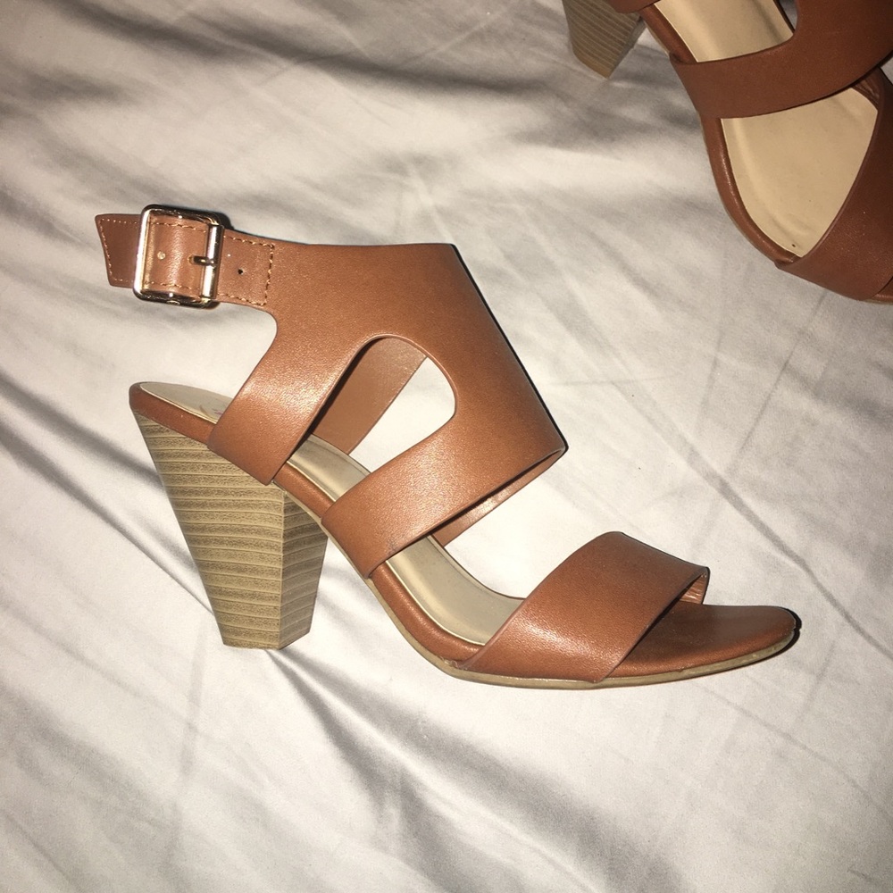 Brown heels